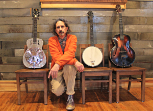 Photo of Stephan Meyers aka Breadfoot and his instruments