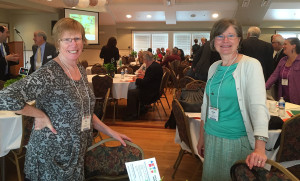 Sharon and Pat Hall, president of the NC Music Educators' Association, at Arts Day 2015. 