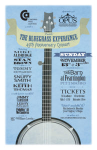 Poster for The Bluegrass Experience: 45th Anniversary Concert