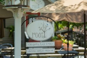 Sign for Roost at Fearrington Village