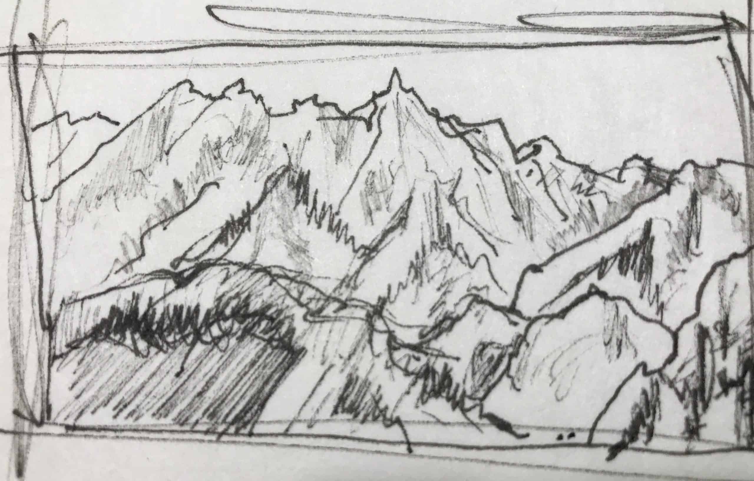 Andes Drawing