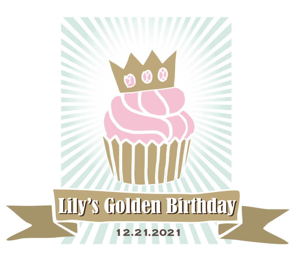 Logo for Lily's Golden Birthday Fundraiser