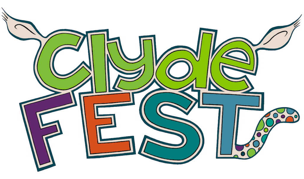 Colorful logo for ClydeFEST