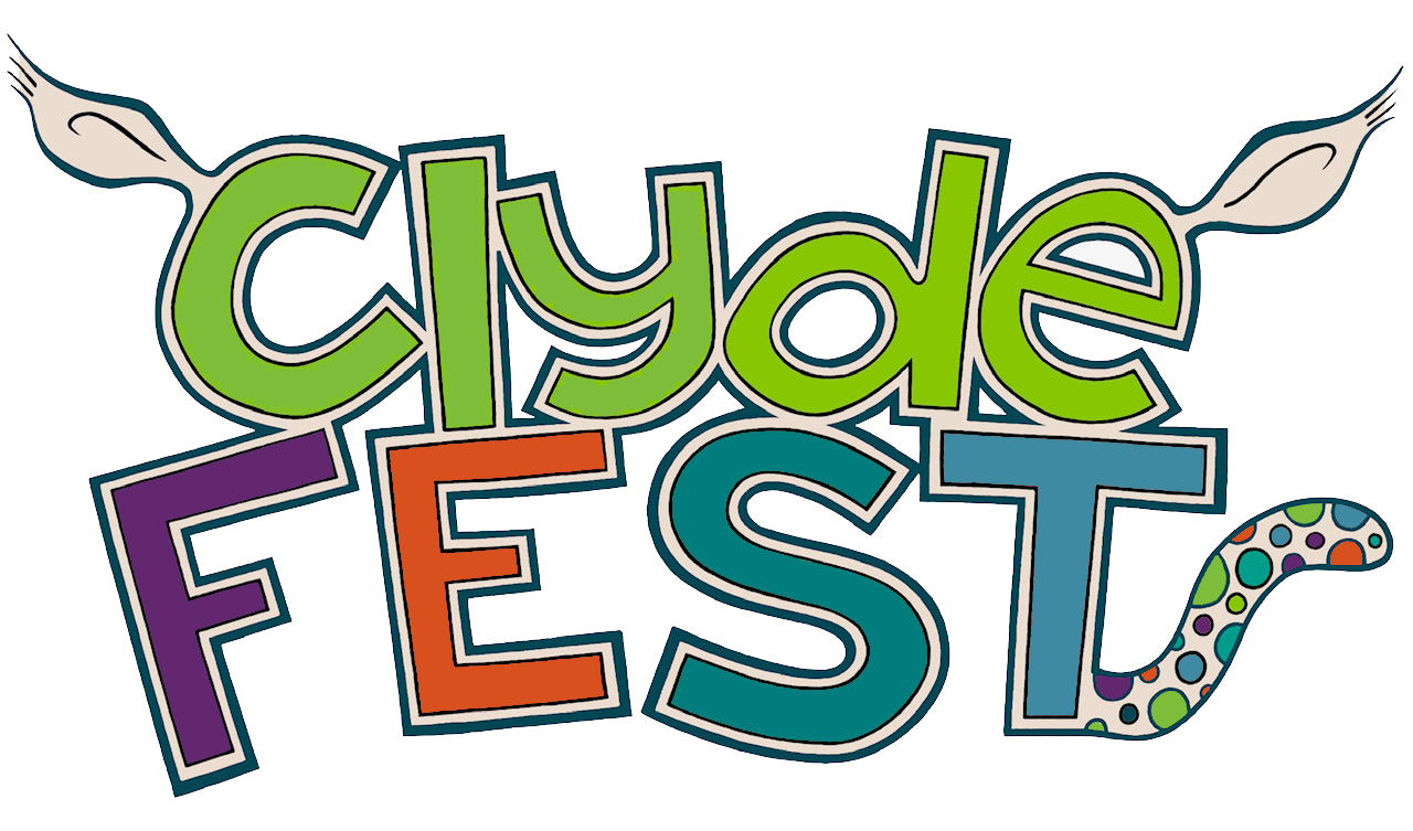 Colorful logo for ClydeFEST
