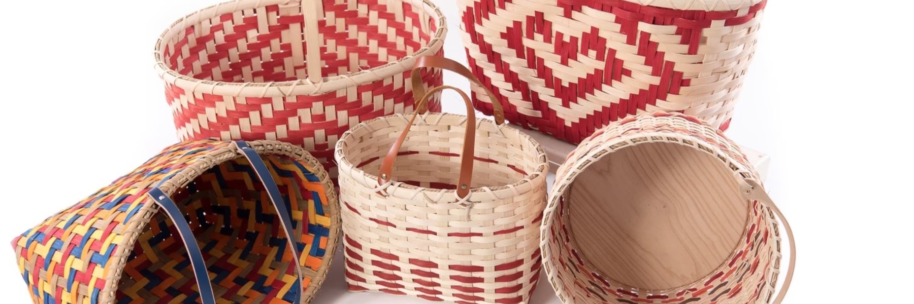 Lot - LOT OF NANTUCKET BASKET WEAVING SUPPLIES Including two