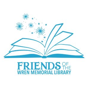 Logo for nonprofit Friends of the Wren Memorial Library.